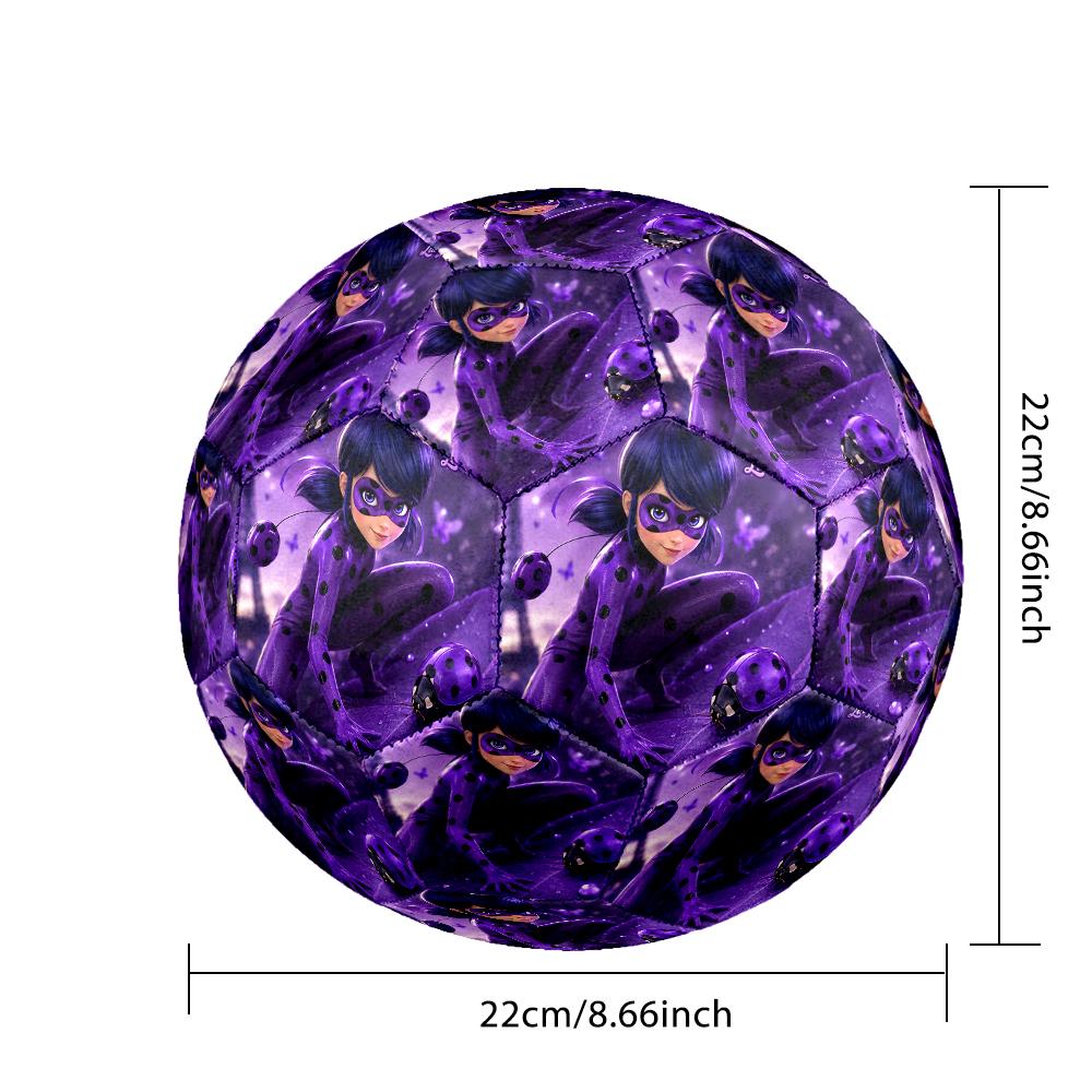 1pc Ladybug Pattern Football, Size 5 Soccer Ball Outdoor Athletic Training Ball, Unique Style, Exquisite Holiday Gift