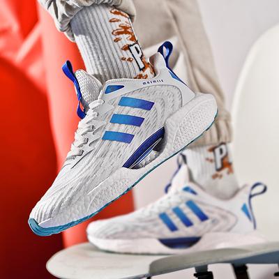 High-quality Summer Flying Woven Shoes Breathable Mesh Popcorn Casual Trendy Shoes Youth Men's Shoes Sports Shoes