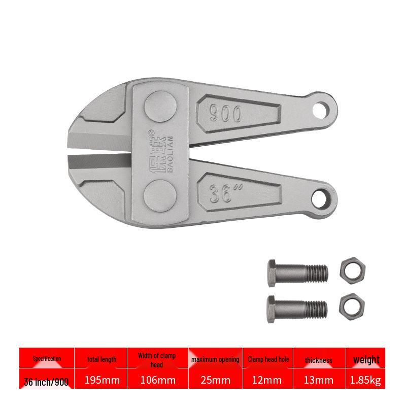 High Leverage Eagle Beak Wire Cutters - Heavy-Duty Pliers for Cutting Steel, Iron, and Rebar