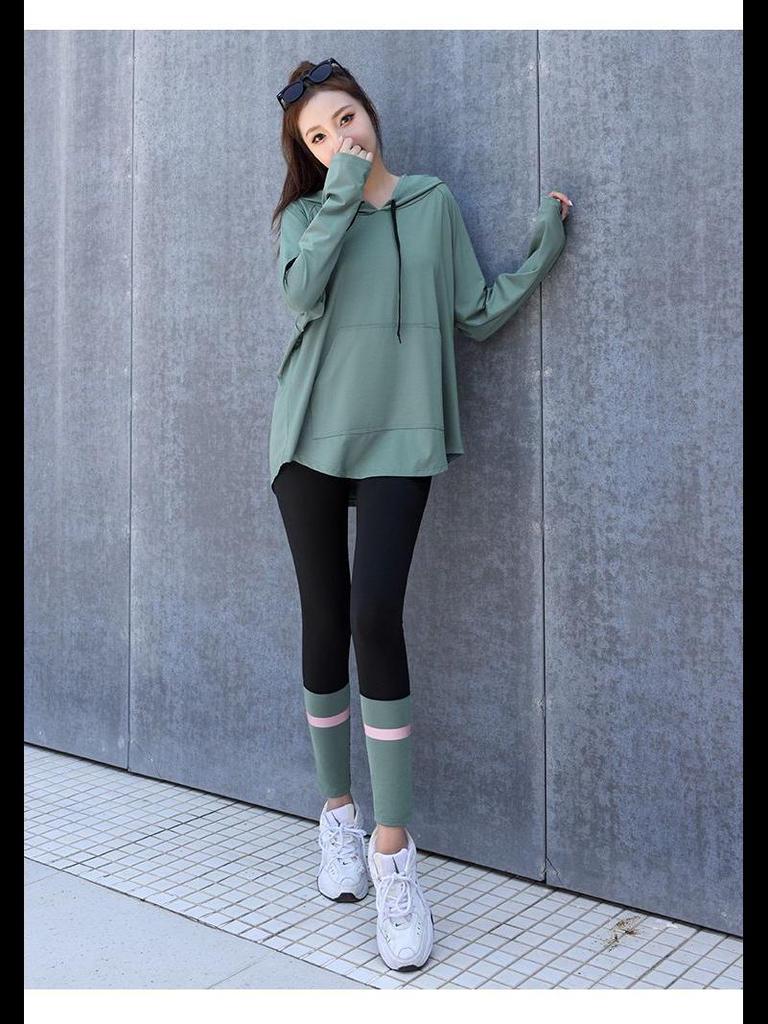 High-End Women's Yoga & Pilates Sportswear - 2024 Autumn Two-Piece Suit