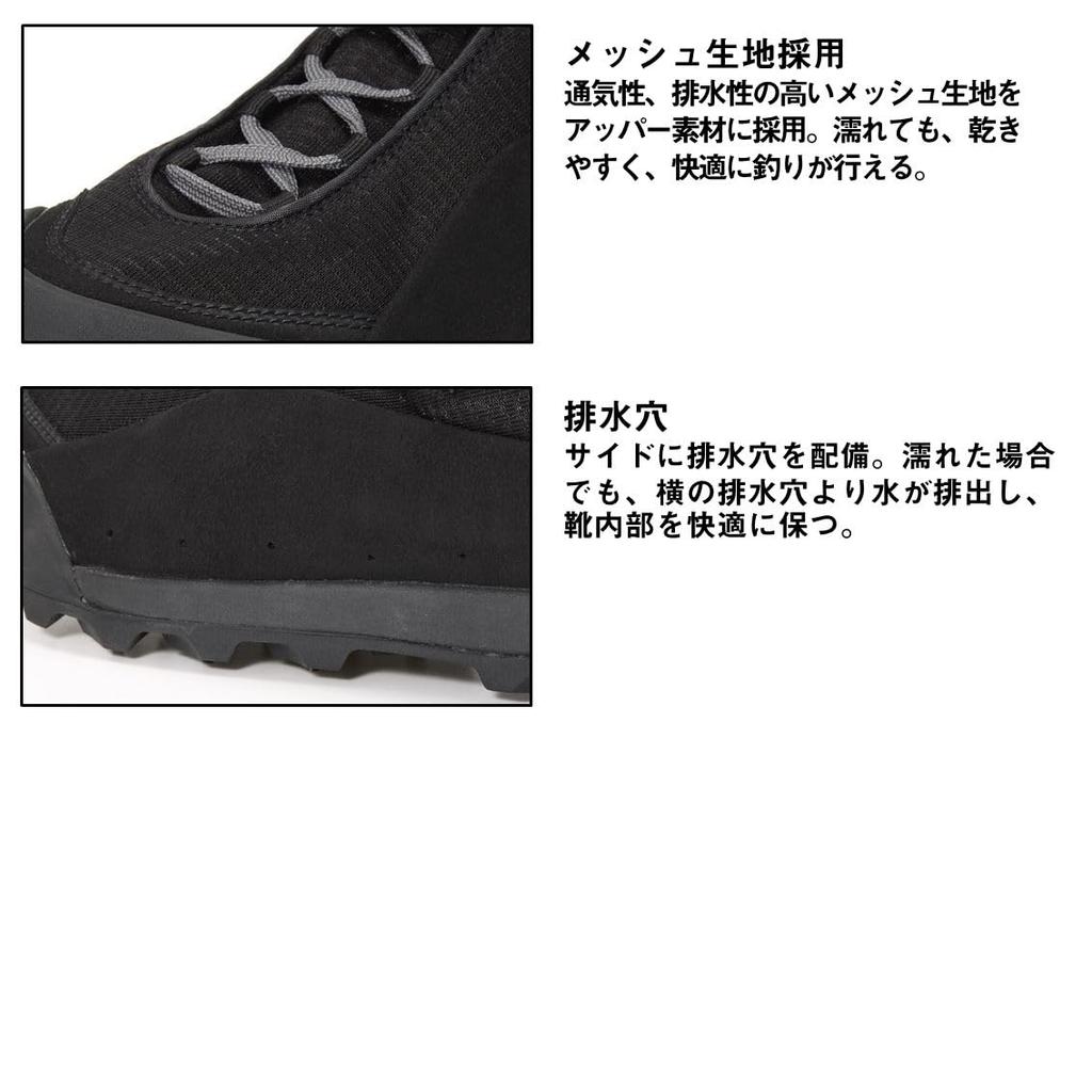 Daiwa Water Shoes DS-1600TG Black, Size 29.0 cm