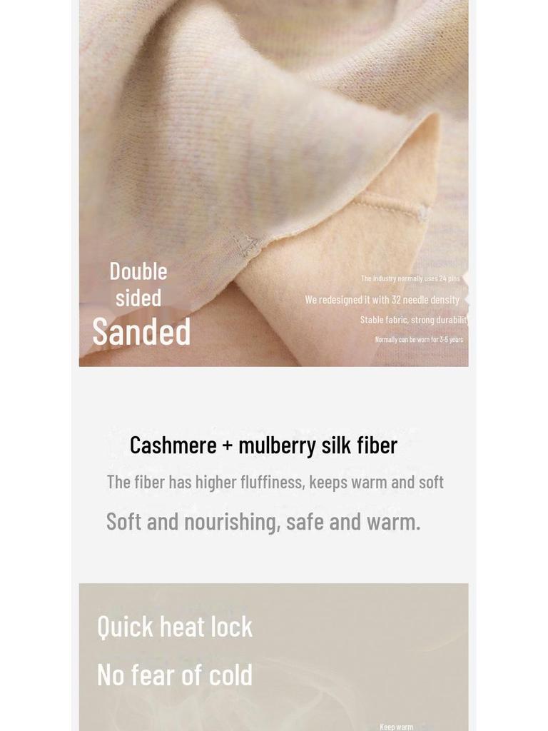 Women's German Wool Thermal Vest: Thickened Silk, Cashmere Blend with Chest Pad for Autumn/Winter