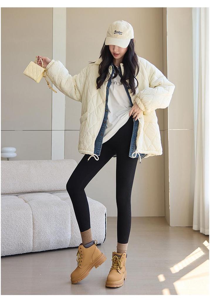Women's High-Waisted Cotton-Feel Base Layer Pants - Cold-Resistant, Warm, No-Sag, Tight-Fitting, New Style