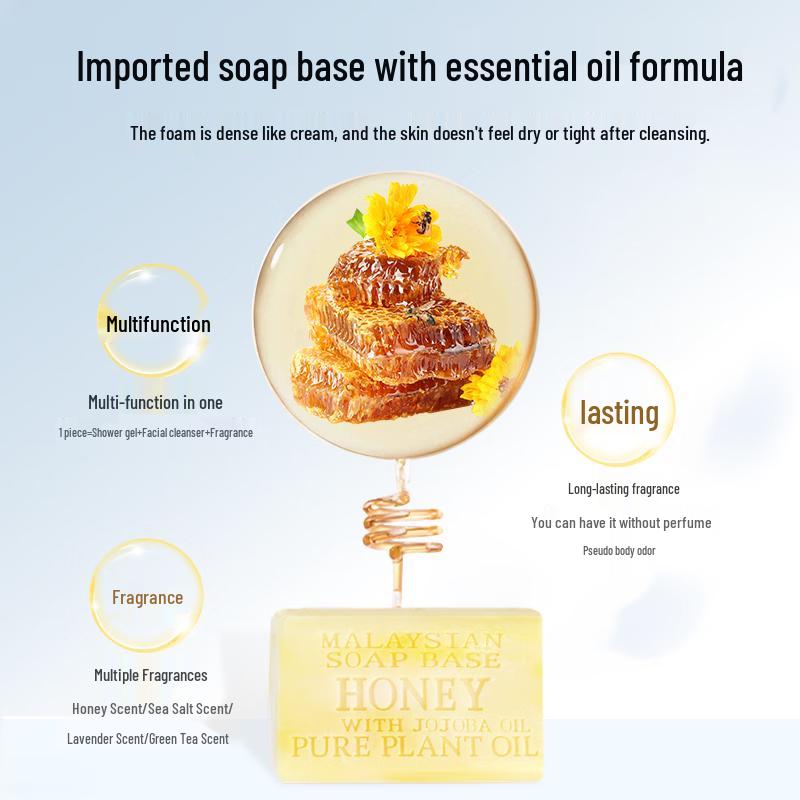 VEVEKENLY Botanical Essential Oil Fragrance Soap Gift Set
