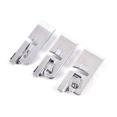 3Pcs 3Mm, 4Mm 6Mm Narrow Rolled Hem Presser Foot Set For Sewing Machine Sewing Hemming Set Sewing Machines Accessories