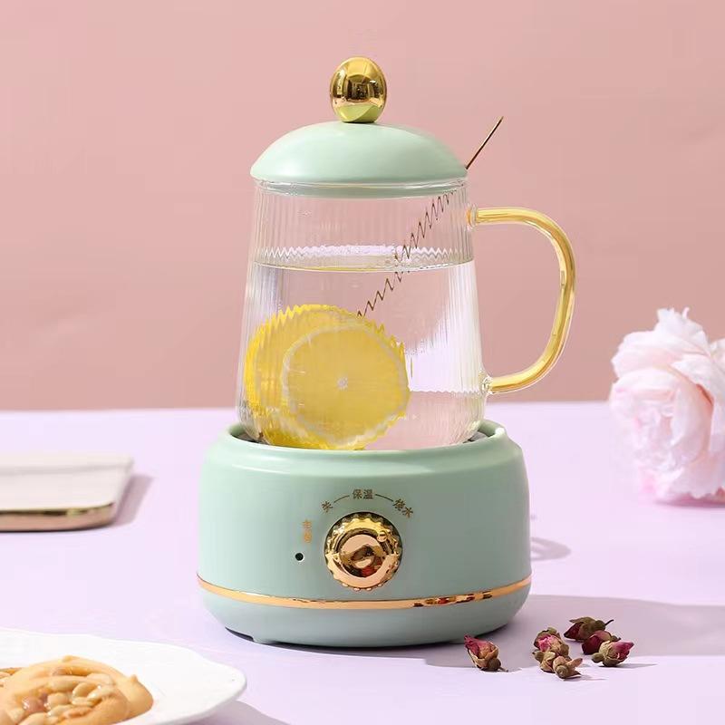 0.4-0.6L Health Pot, Office Small Tea Maker, Household Mini Health Cup, Tea Stove, Flower Boiling Tea Pot 220V