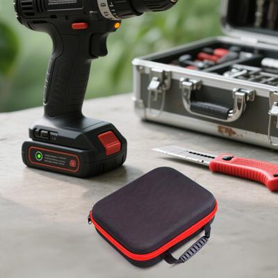 Borsa Porta Attrezzi Grande Capacità Chiusura a Cerniera Antiurto Resistente agli Urti Forbici Elettriche Punte da Trapano