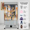 Electric Clothes Dryer with Remote Control and Timer, 1300W Large Capacity 2-Tier Heated Airer with Cover, Indoor Foldable Drying Rack, Overheat