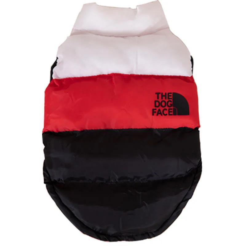 Abrigo de Invierno para Mascotas Letonia Impermeable para Exteriores Chaqueta para Perro Gato Chaleco Cómodo para Perro con Toalla de Algodón Integrada para Perros Pequeños y Medianos (Red black,L) negro rojo