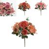 Decorative Fake Flower Bouquet Featuring Peony And Hydrangea For Wedding And Living Room Decor