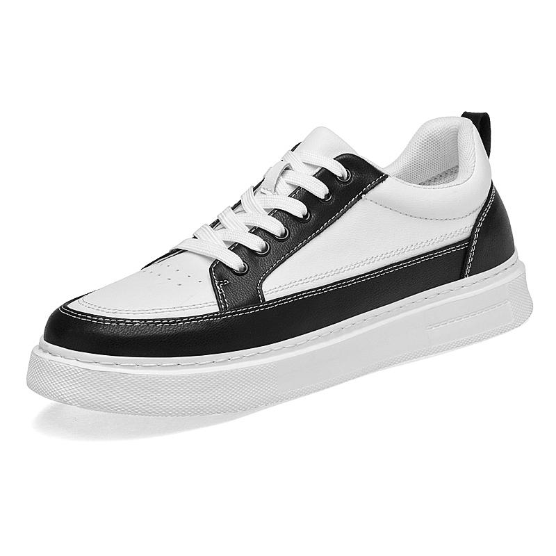 Fashion Fashion Genuine Leather Men Vulcanized Sheos New Leisure Walk Skateboard Footwear Sneakers Casual Athletic Shoes Tenis Masculino