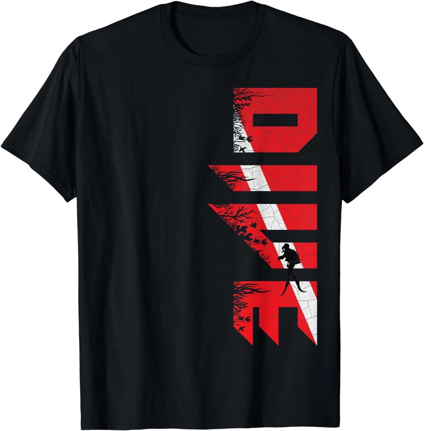 NEW Scuba Diving Diver Down Flag, Scuba Diver, Scuba Diving Gift T-Shirt S-3XL L