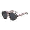 Retro Vacation Pilot Women Sunglasses Fashion Blue Green Shades UV400 Men Oval Punk Outdoor Sun Glasses Summer Traveling Eyewear