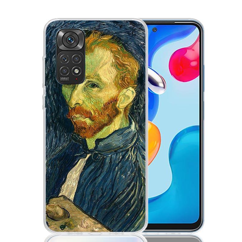 Van Gogh Oil Art Painting Case Phone Cover for Xiaomi Redmi Note 14 13 12S 12 11S 11 11T 11E 10S 10 Pro Plus 5G Trend Fundas Not