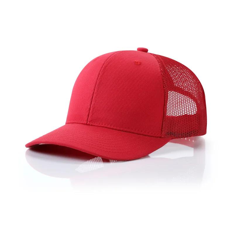 Custom Logo Print Embroidery Microbend Brim Snapback Hats New Adult Casual Acrylic Sports Mesh Hat Women Men Tennis Baseball Cap