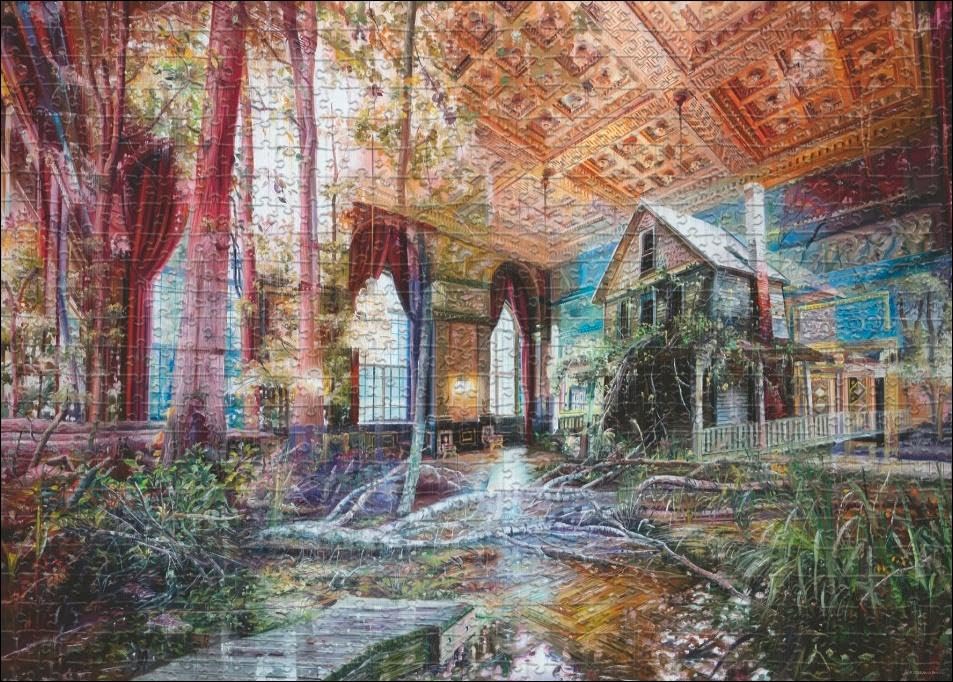 Intruding House Puzzle 1000 Teile