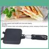 Sandwich Maker Pan With Nonstick Aluminum Griddle For Breakfast And Snack Preparation