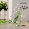 WTEMPO 10PCS Transparent Plastic Christmas Tree Shaped Decorative Boxes Christmas Decorations DIY Christmas Gifts Home Ornaments and Pendants