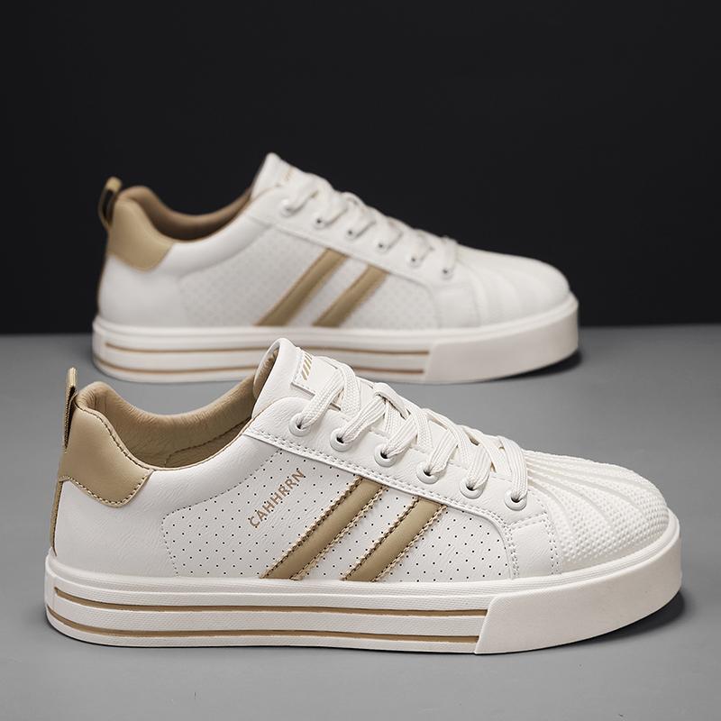 Casual Shoes Sports Shoes Shell Toe Sneakers White Shoes Casual Sports Shoes Versatile Student Shoes Men All Seasons 39 бежевый 2538₽