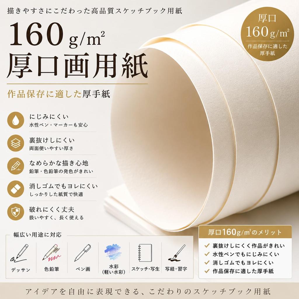 NOELAMOUR Sketchbook A4 Vertical Opening 30 Sheets Thick Paper 160gsm Sketchbook for and Painting 3-Pack Drawing, Sketching,