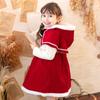Santa Costume for Christmas Little Red Riding Hood Outfit for Santa Claus Santa Sizes E0427 [monoii] Kids, Cosplay, Girls, Dress, Outfit, 80, 90, 100,