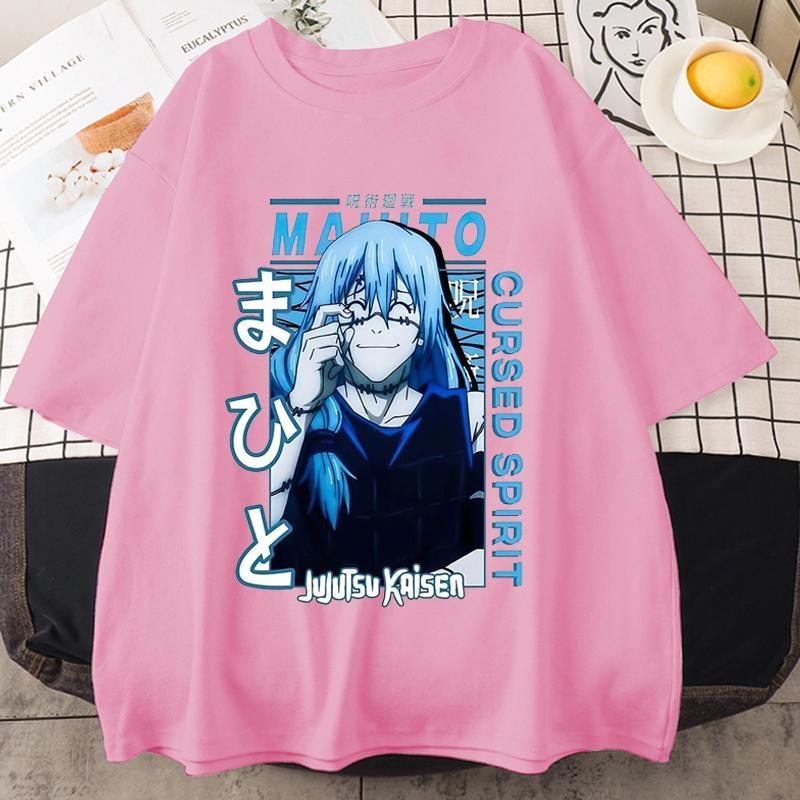New Graphic Print T Shirt Men Women Casual Round Neck Loose Short Sleeve Fashion Anime Harajuku Tees