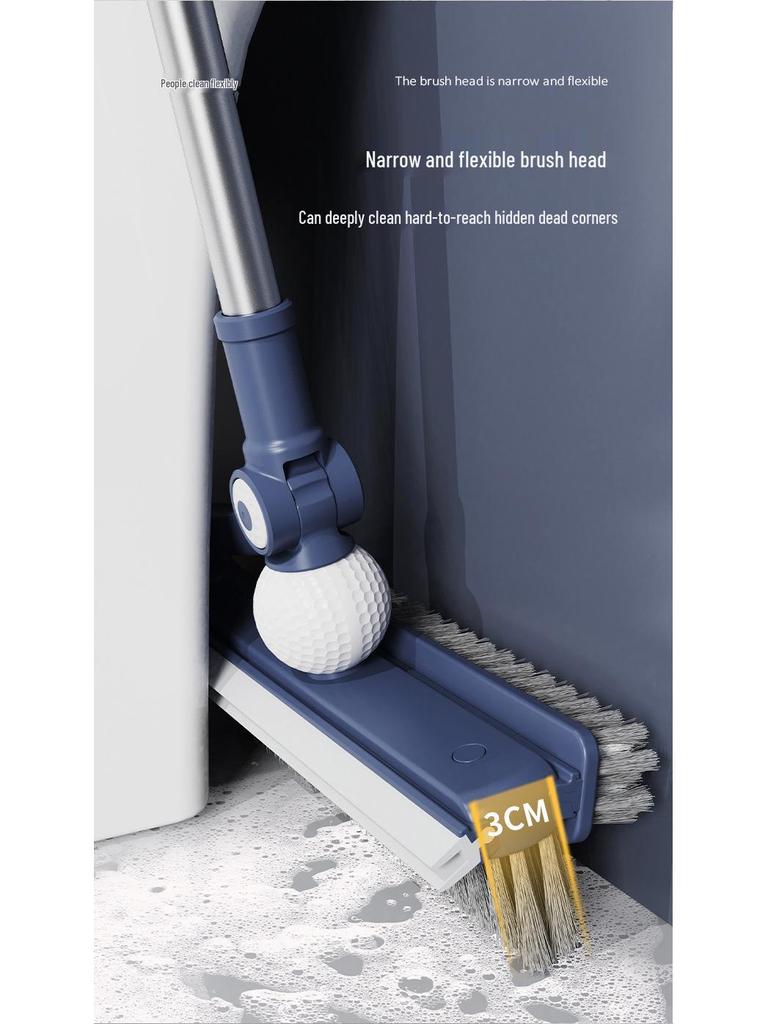 Multifunctional Golf and Bathroom Floor Crevice Scrubbing Brush