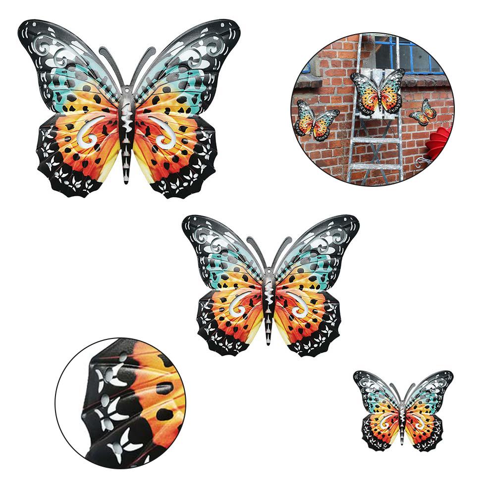 Decorative Items Wall Decor Garden Home Indoor Artificial Butterfly Strong Sturdy Wall Art Practical Brand New
