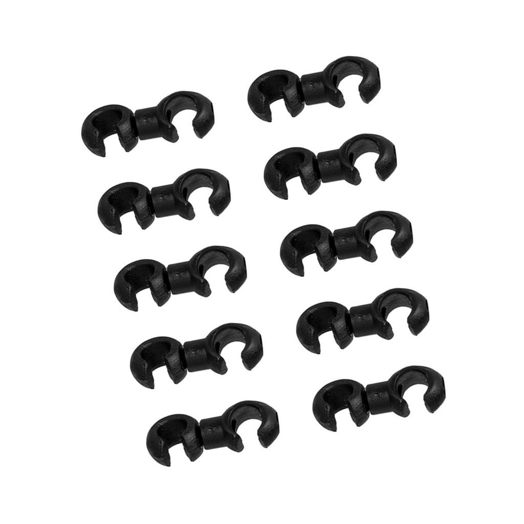 10Pcs Bicycle Cable Clips Rotating Hooks MTB Bike Derailleur Shift Cable Brake Cable Housing Fixing Holder Organizer