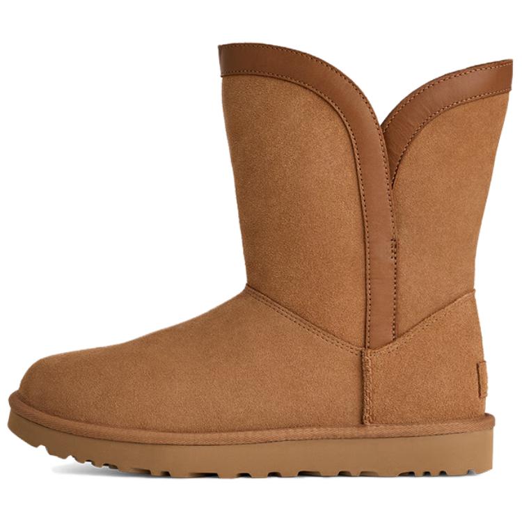 UGG Classic Novelty Retro Fashion Snow Boots Women boots Chestnut 1174515-CHE