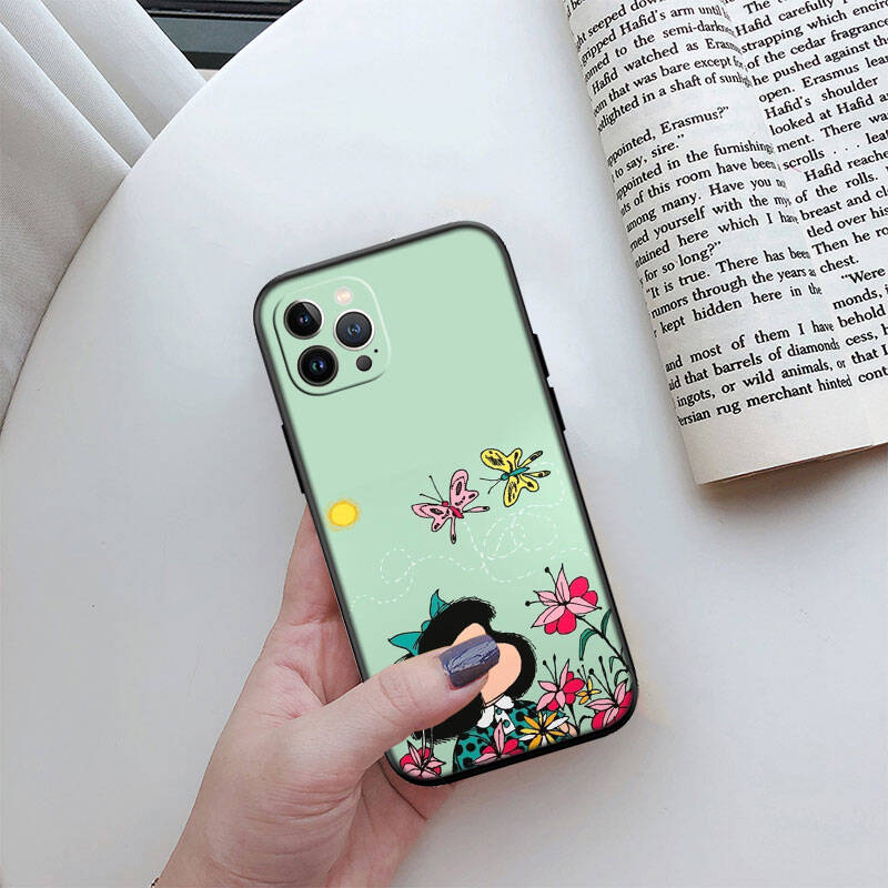 MH88 Mafalda Phone Shell for Samsung S20 S21 S22 S23 S24 FE Ultra Plus Lite S21S A55 A07 A17 F06 F16 M06 M16 M56 A36 A37 A57
