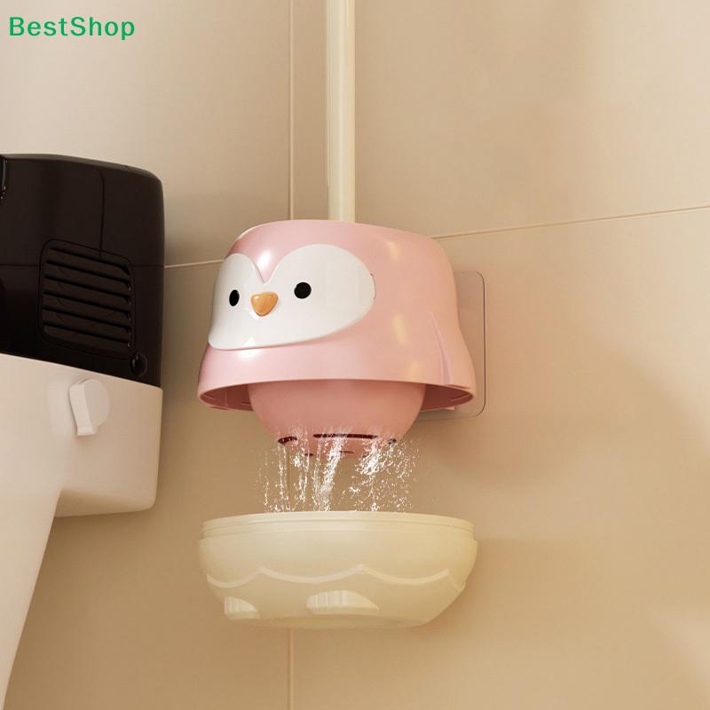Cartoon Penguin Toilet Cleaning Brush – Detachable & Space-Saving Bathroom Accessory