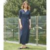 Lipbbam Creora Romona 3/4 Ärmel Maxikleid Wickelkleid Ldm10ce01
