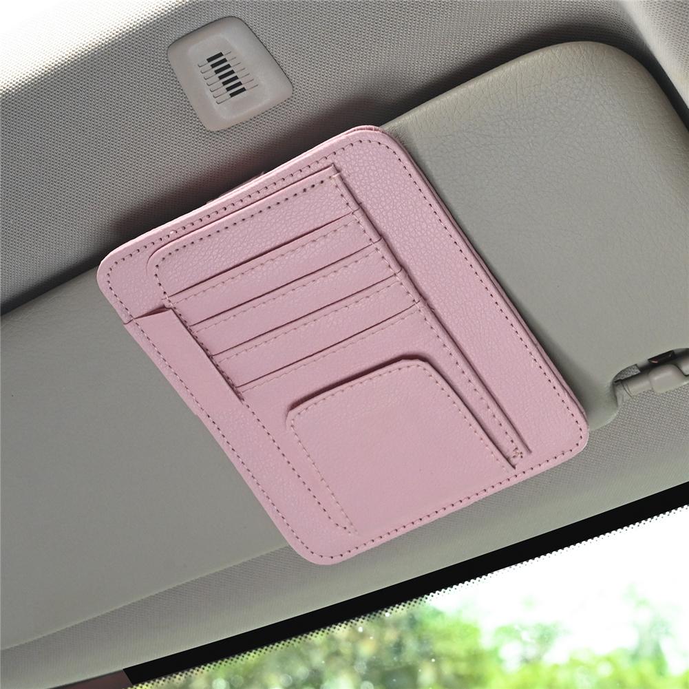 Auto-Sonnenblenden-Organizer, mehrere Taschen, Auto-Innenzubehör, Taschen-Organizer, Auto-Dokumenten-Aufbewahrungstasche, Stifthalter