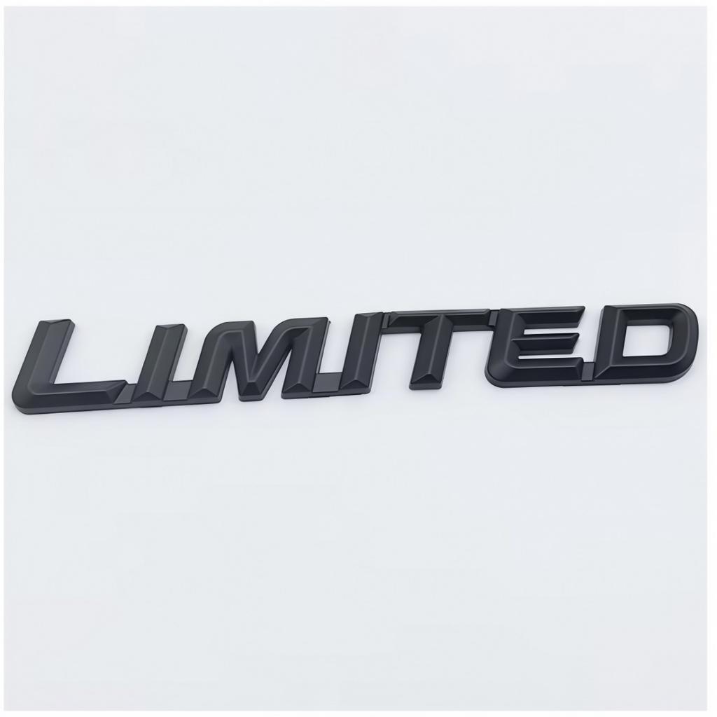 3D Limited Logo Embleem Decal Auto Spatbord Zijkant Achterklep Badge Sticker