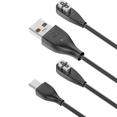 Magnetisches Ladekabel USB/Typ-C Ladekabel für Aftershokz Aeropex AS800 für Shokz OpenRun Pro/OpenRun/OpenRun Mini/OpenComm
