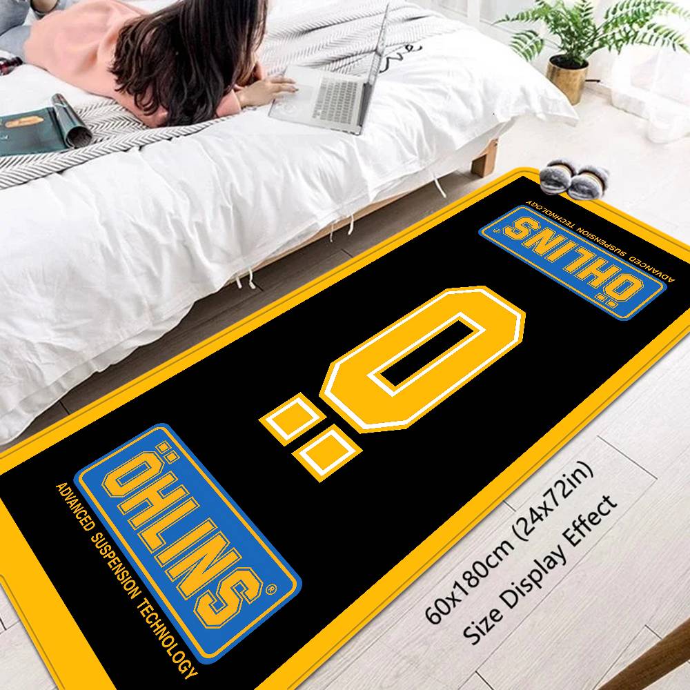 O-Ohlins Bathroom Mat Anti-slip Absorb Water Long Strip Cushion Bedroon Mat Welcome Doormat