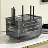 Multi-Tier Living Room Router Storage Box Wireless WiFi Desktop Modem Cable Organizer TV Set-Top Box Storage Shelf