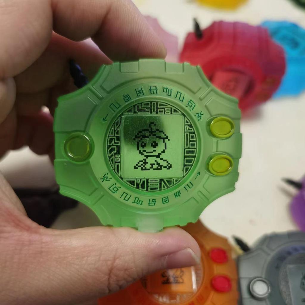 Digimon Digivice Agumon Garurumon Agumon Garurumon Mochimon Greymon Evolver Transparent Soft Glue Figure Model Toys