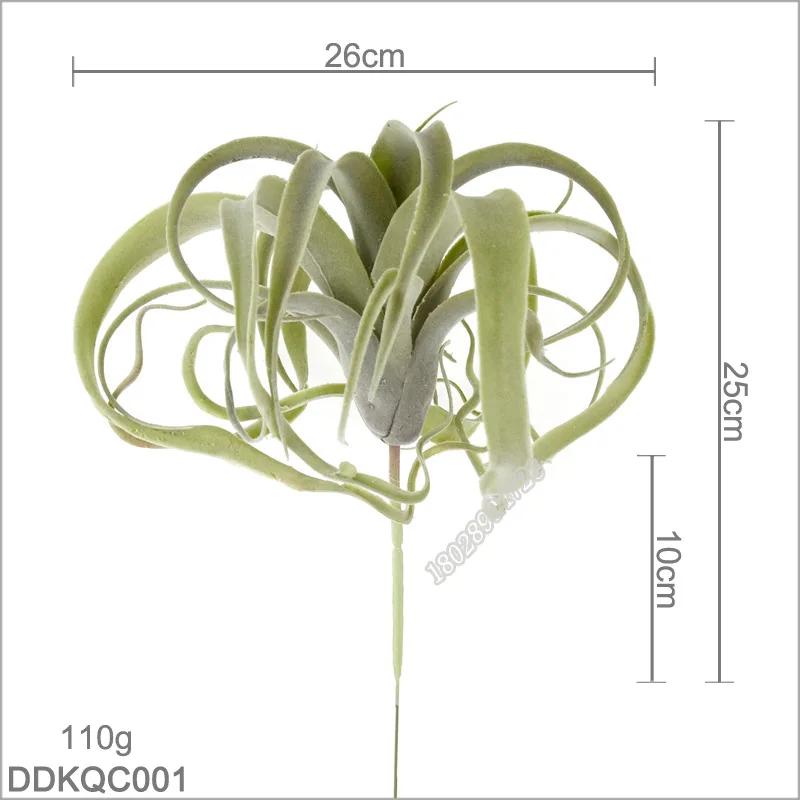 Artificial Flocking Fake Bromeliads Air Plants Hanging Simulation Tillandsia Plants For Home Wedding Party Flower Decoration