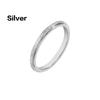 Silberne Frosting Partnerringe für Hochzeit Verlobung Schmuck Geschenke Geburtstagsgeschenk Liebhaber Partnerringe für Männer und Frauen
