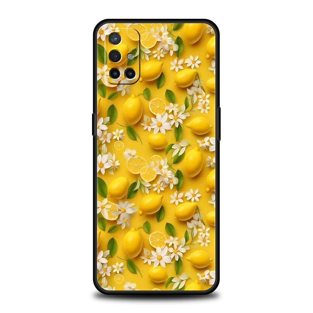 Sommer frische Früchte Zitronen-Print Handyhülle für Oneplus 13R 13 12R 11 10T 10R Nord N100 N200 N10 10 9 9R 9RT CE 3 2 Z Pro Weiches TPU
