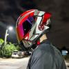 Full Face Motorcycle Helmet With 3C Certification ABS Material Scooter Bike Riding Safety Protective Gear