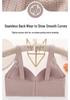 Front Closure Wireless Push-Up Bra for Middle-Aged and Elderly Women