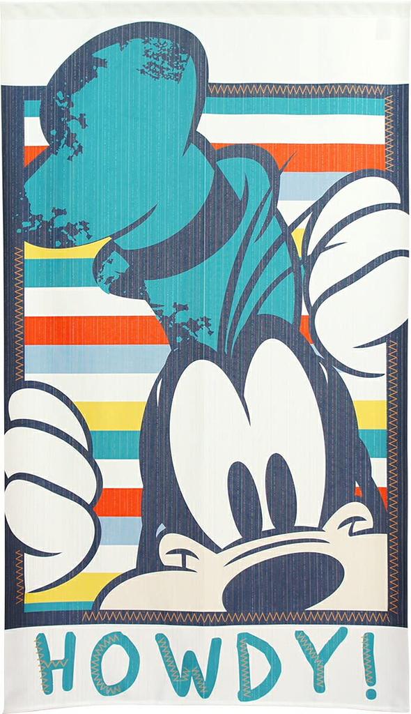 Noren Kobo Disney Tapestry with Goofy Noren Room 85cm 150cm 95706 Poster, Goods, Curtain, Divider, Wide, Long, HOWDY!