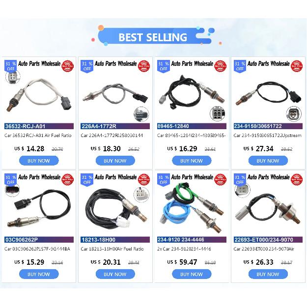 For Subaru Impreza WRX 2.5L 2008-2017 Car Upstream Air Fuel Ratio Lambda O2 Oxygen Sensor 22641-AA720 234-9034 22641-AA510