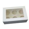 25Pcs Cupcake Box Range 6 hole Window Face Wedding Birthday Party Christmas Gift