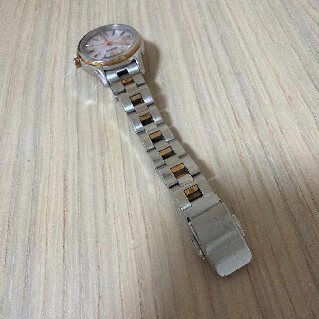 Used Seiko Watch  Wristwatch Lukia Quartz Solar Radio Sapphire Glass