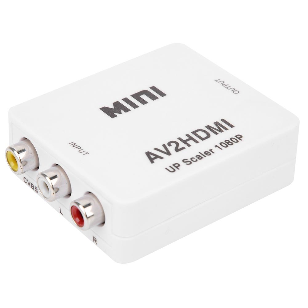 AV To 1080P 60HZ Output High Definition Adapter Video Converter with USB Cable