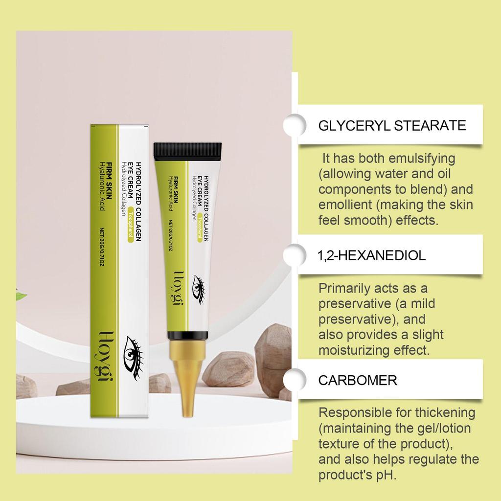 Retinol Eye Cream, Hydrating Moisturizing Gentle Care for Delicate Eye Area, Daily Nourishing Eye Skin Care Lotion